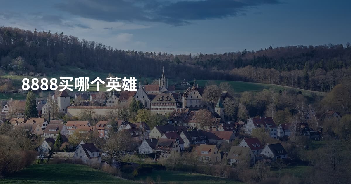 8888买哪个英雄