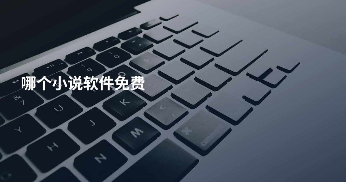 哪个小说软件免费