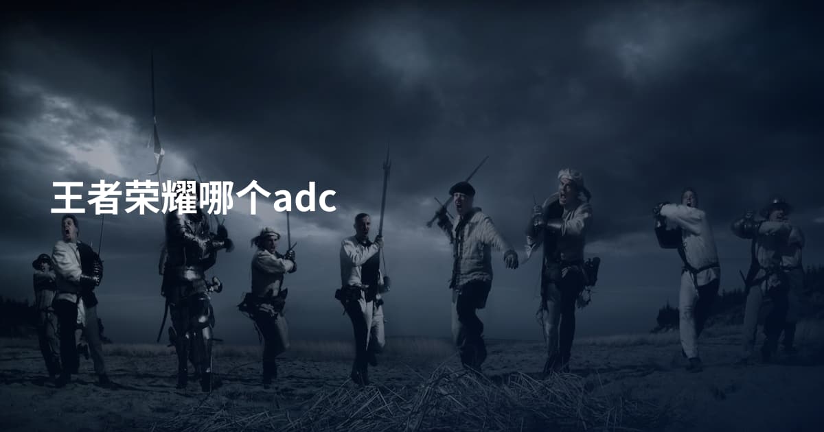 王者荣耀哪个adc