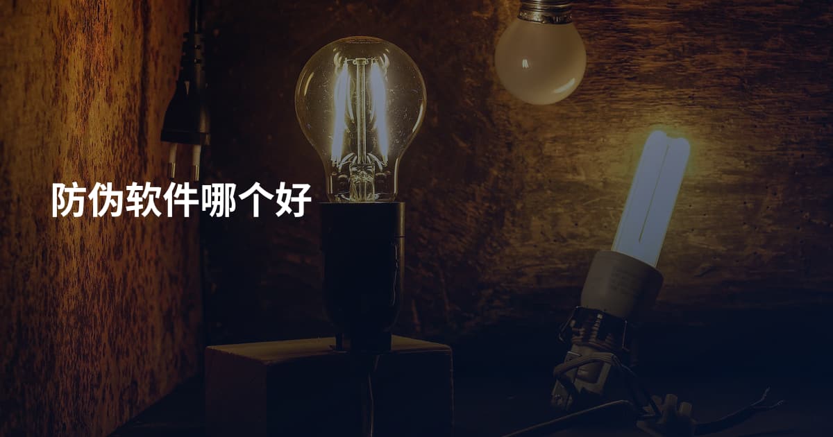 防伪软件哪个好