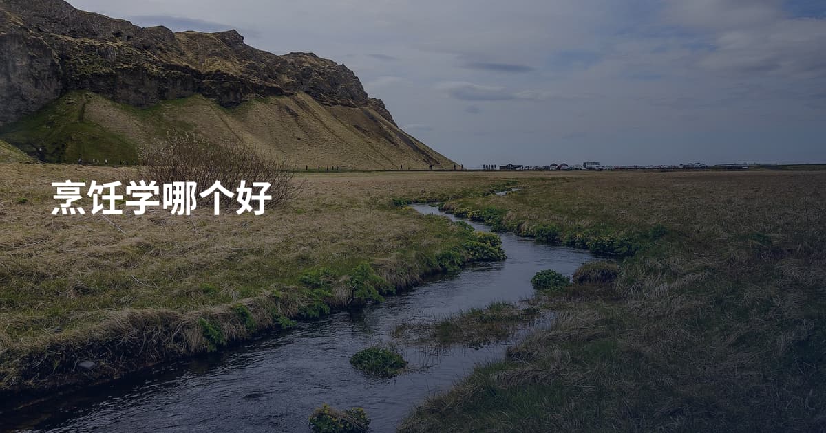 烹饪学哪个好