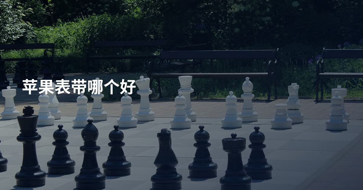 苹果表带哪个好