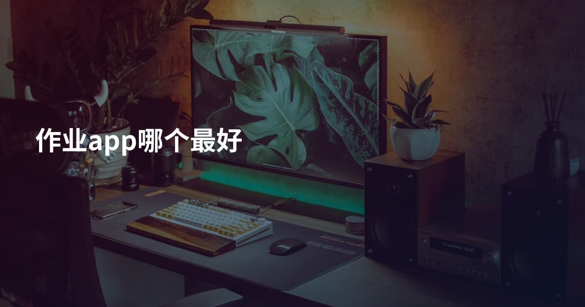 作业app哪个最好