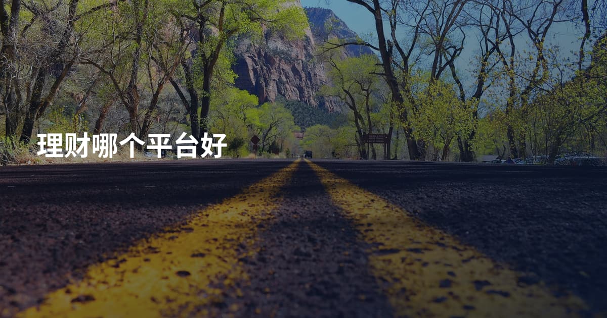 理财哪个平台好