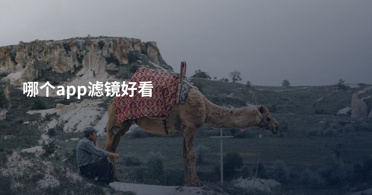 哪个app滤镜好看