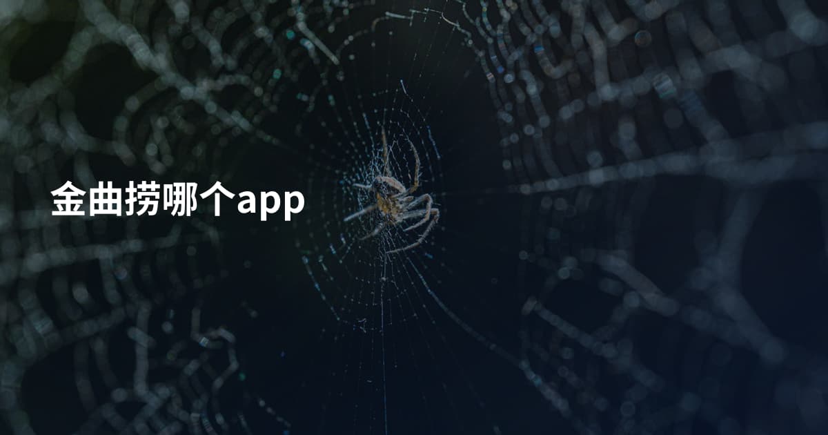 金曲捞哪个app