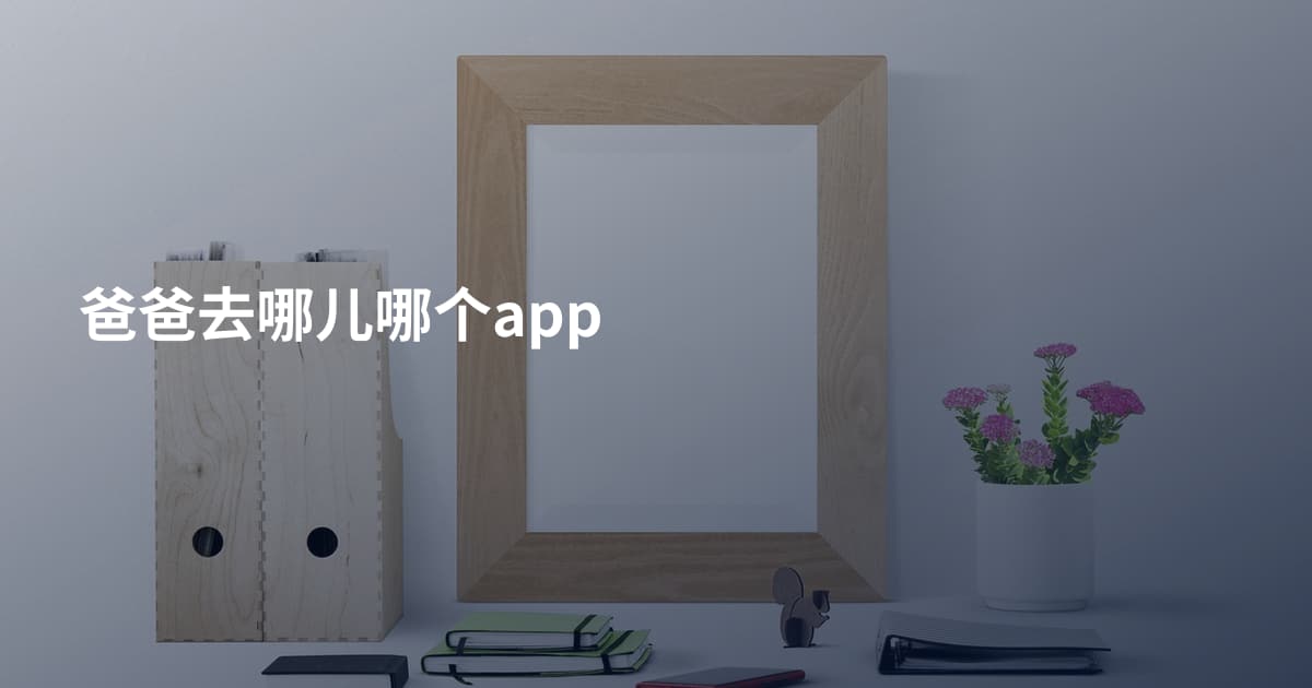 爸爸去哪儿哪个app