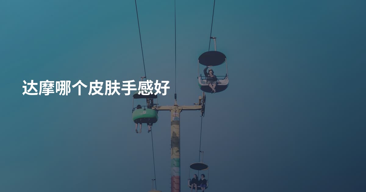 达摩哪个皮肤手感好