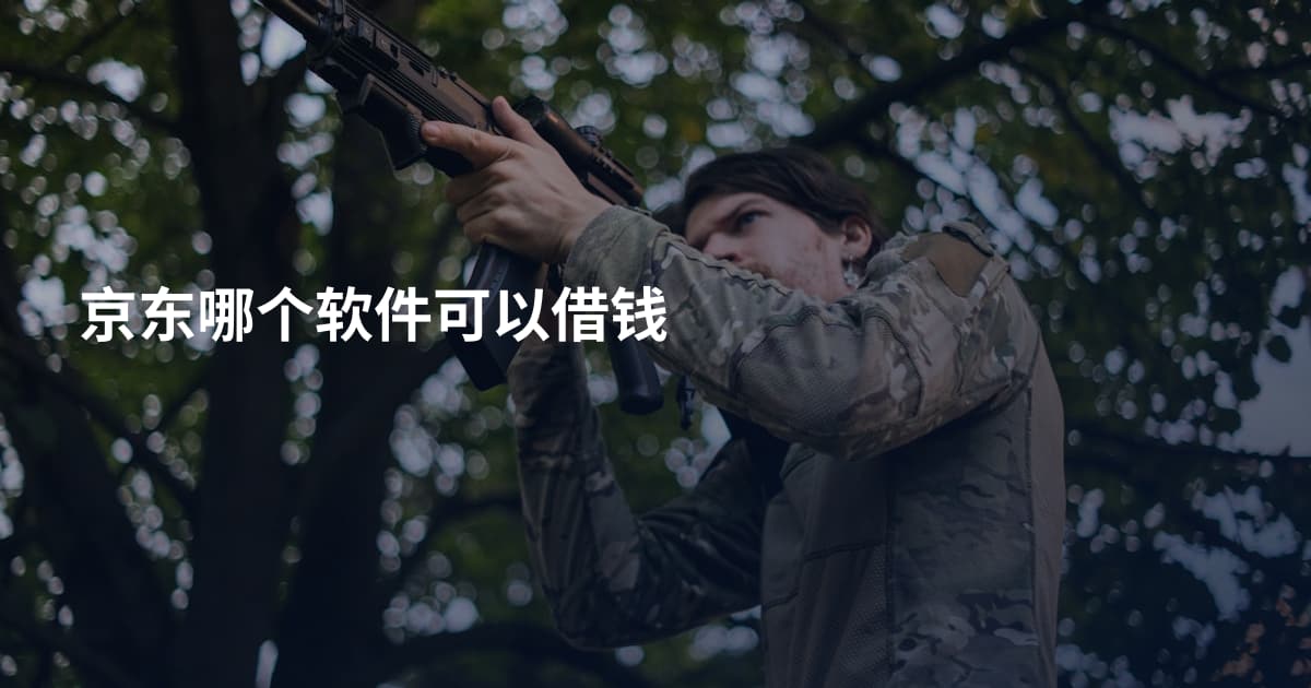 京东哪个软件可以借钱