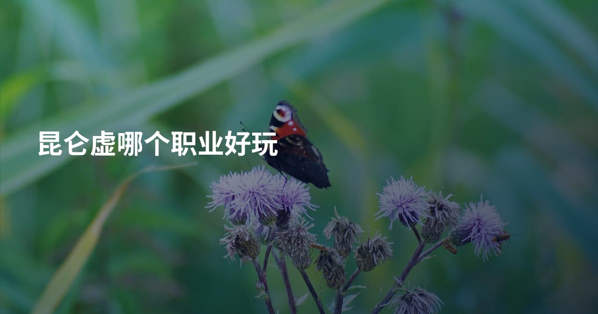 昆仑虚哪个职业好玩