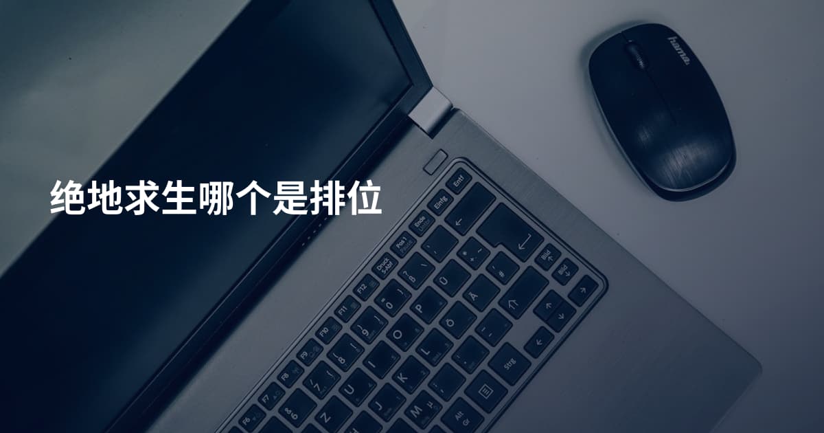 绝地求生哪个是排位