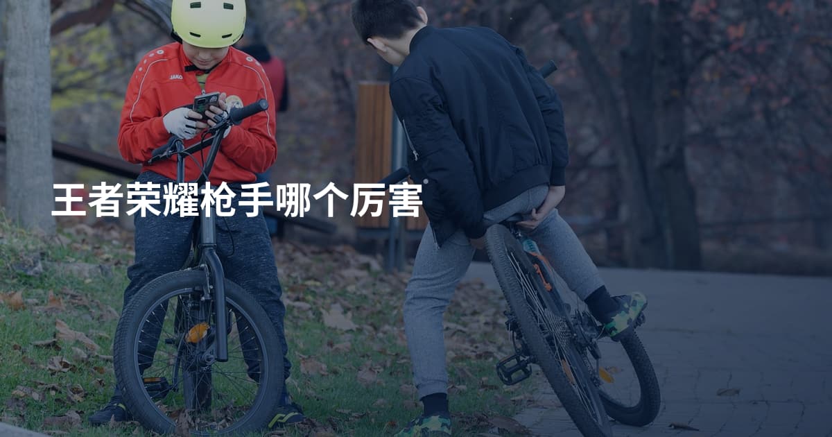 王者荣耀枪手哪个厉害