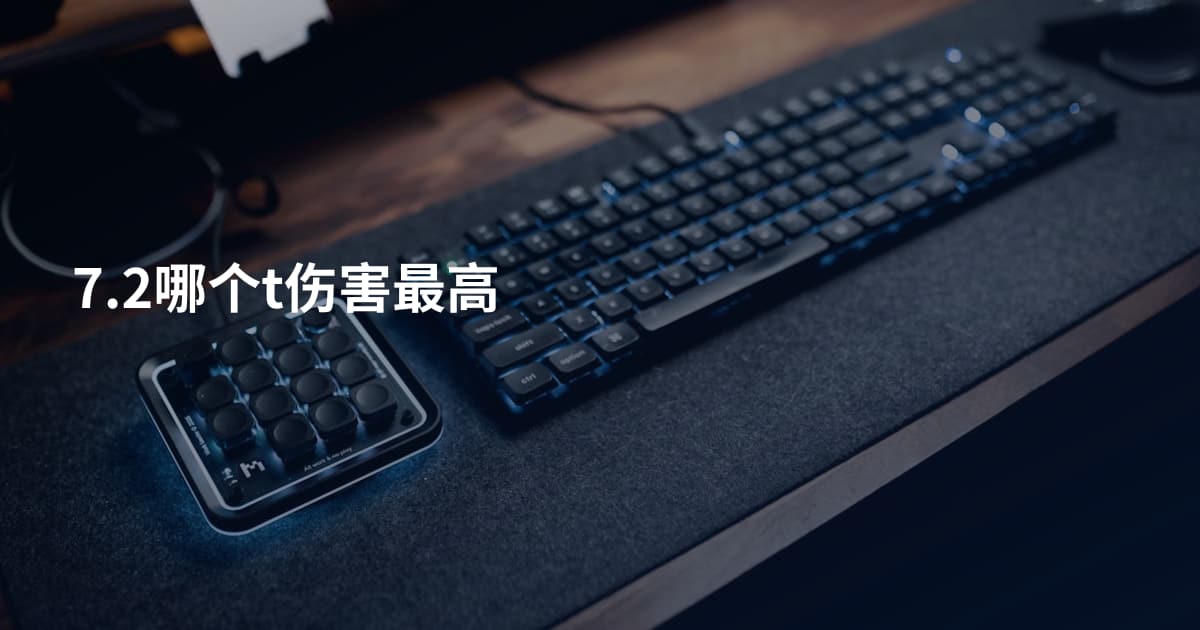 7.2哪个t伤害最高