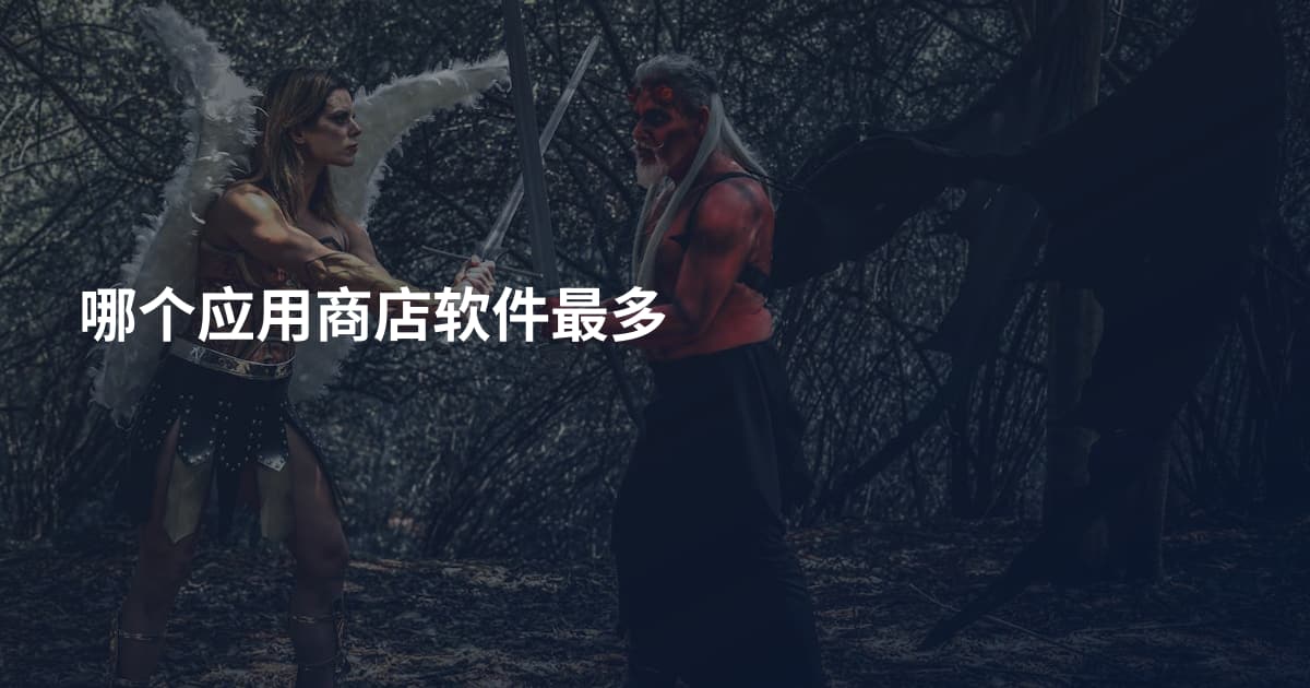 哪个应用商店软件最多