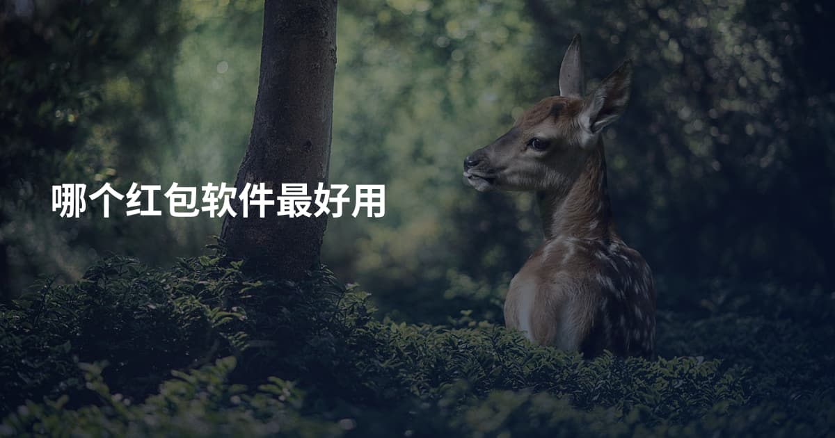 哪个红包软件最好用
