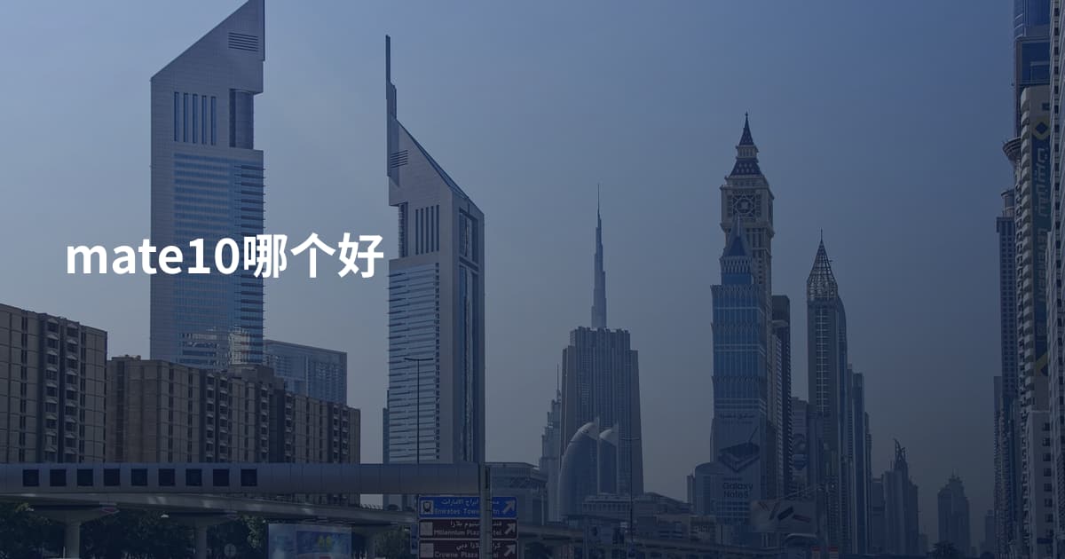 mate10哪个好