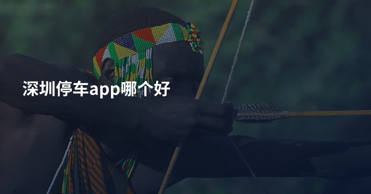 深圳停车app哪个好