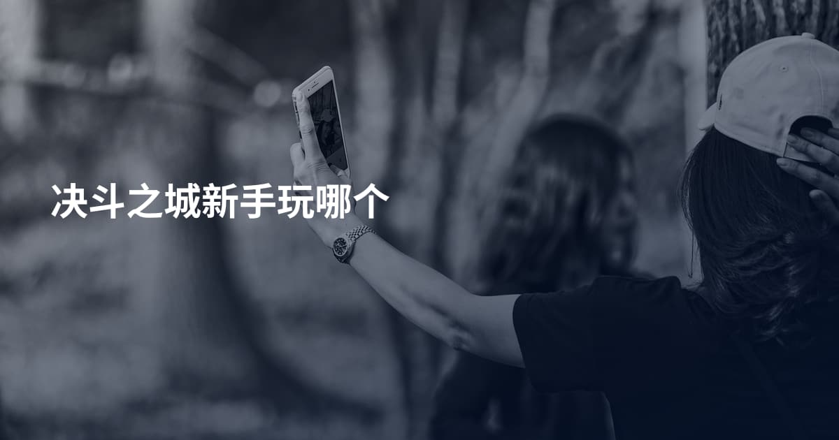 决斗之城新手玩哪个