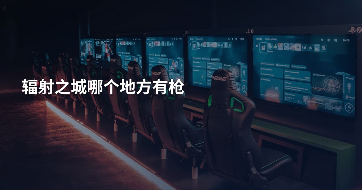 辐射之城哪个地方有枪