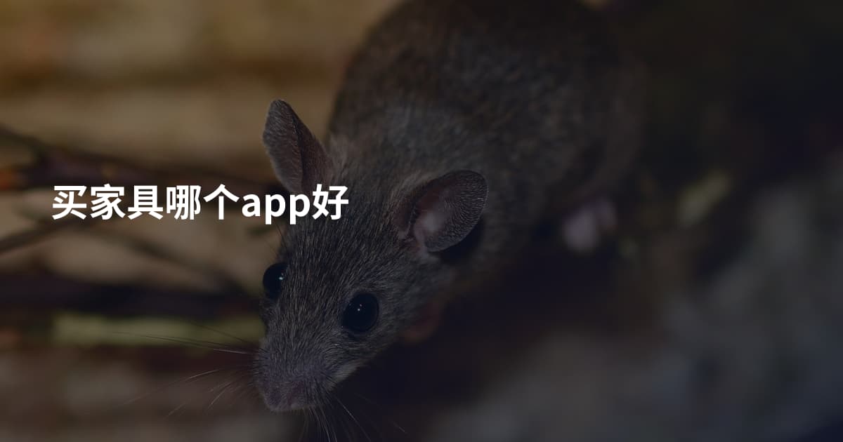 买家具哪个app好