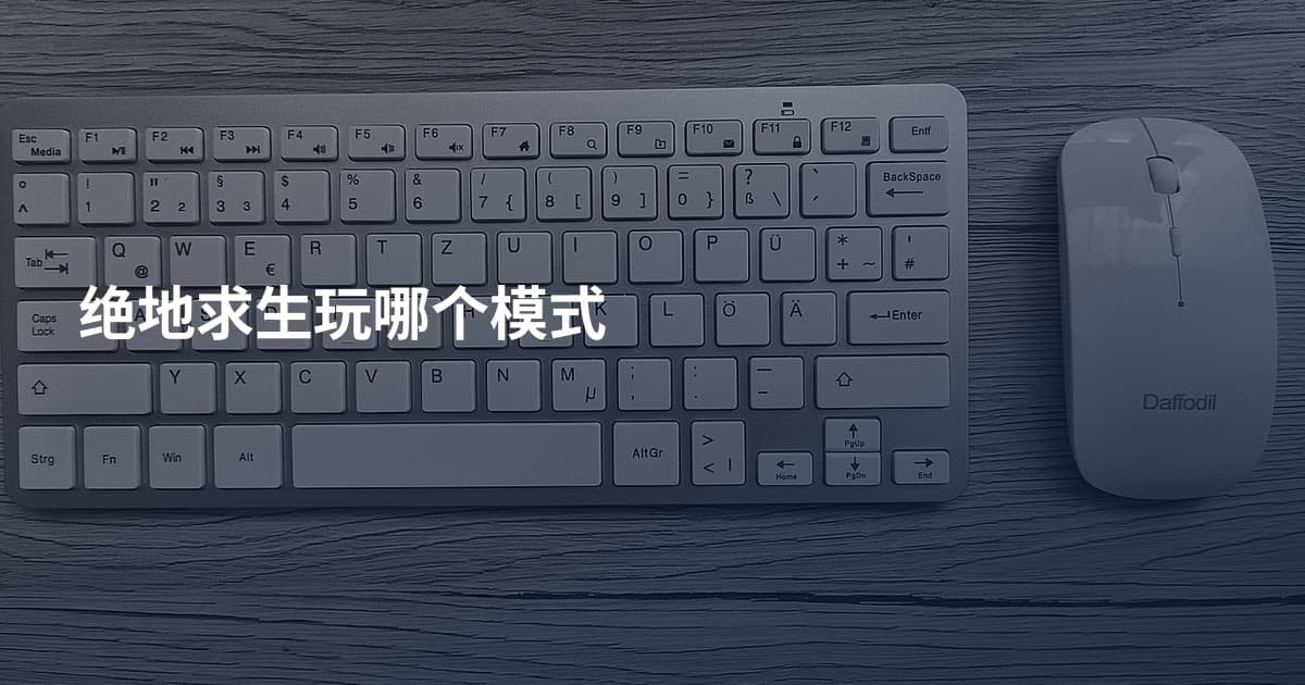绝地求生玩哪个模式
