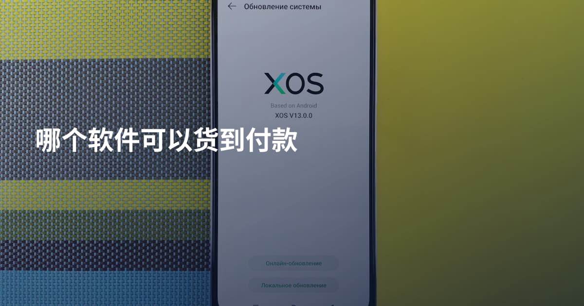 哪个软件可以货到付款