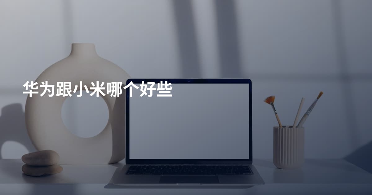 华为跟小米哪个好些