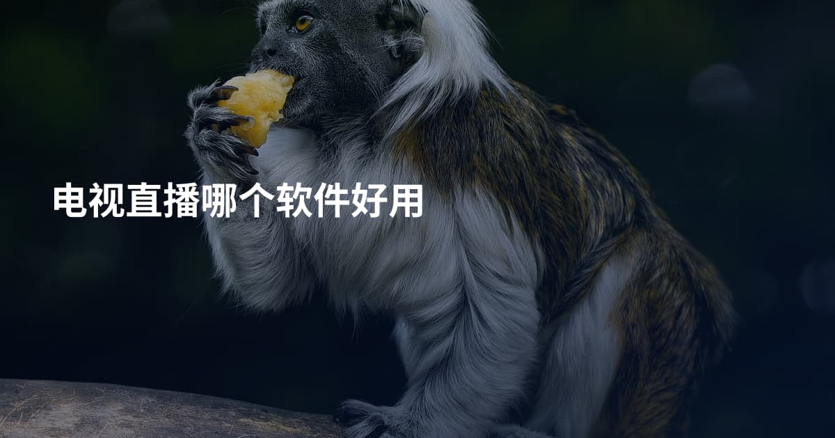 电视直播哪个软件好用