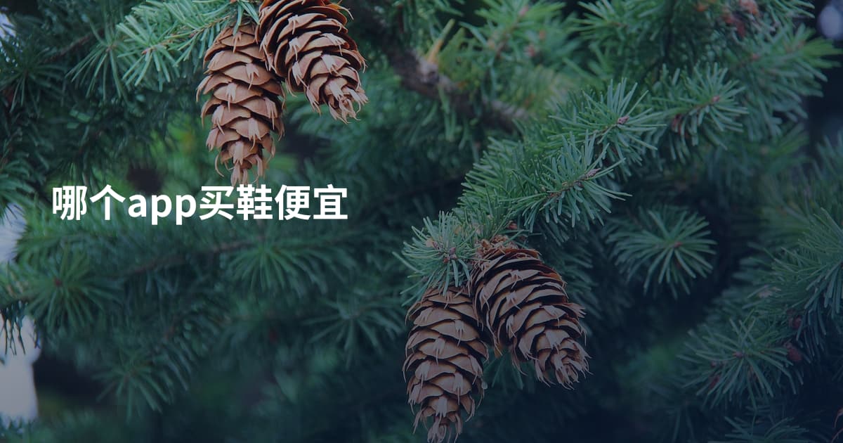 哪个app买鞋便宜