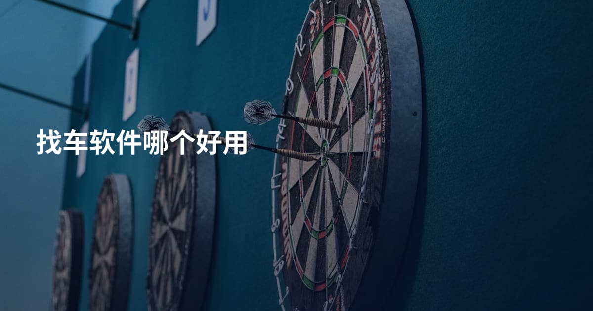 找车软件哪个好用