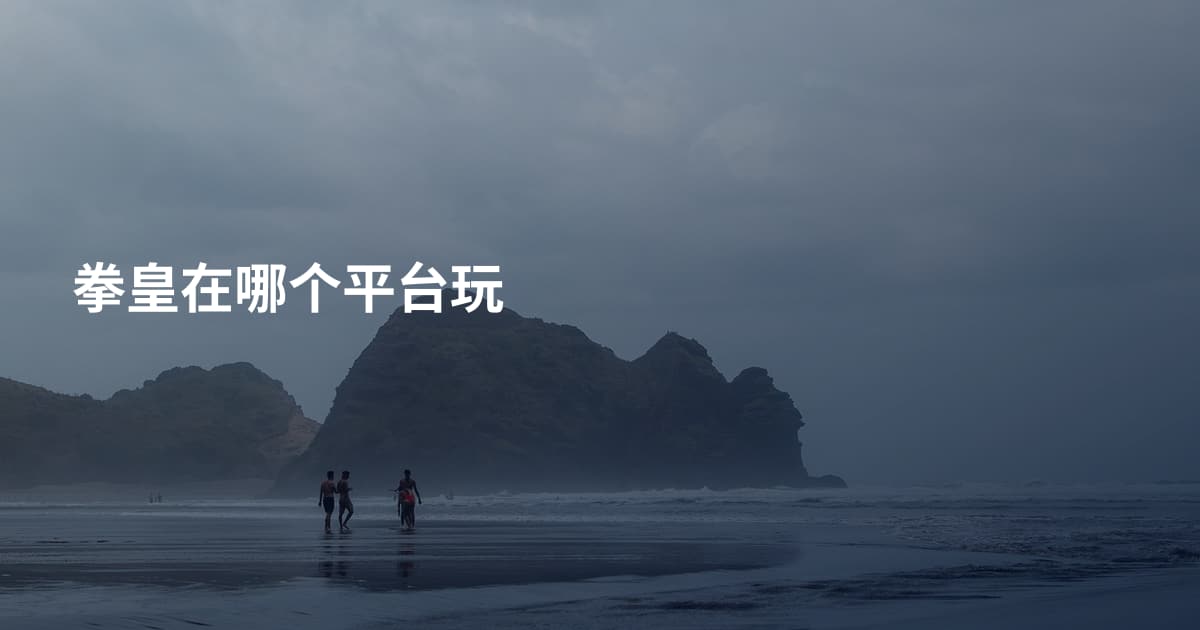 拳皇在哪个平台玩