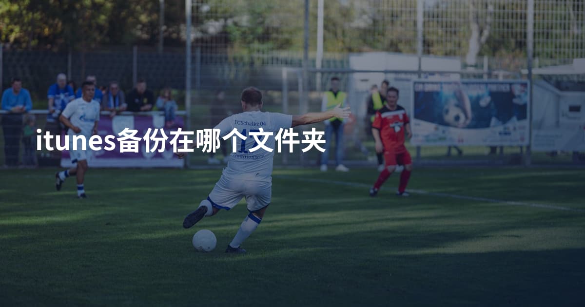 itunes备份在哪个文件夹