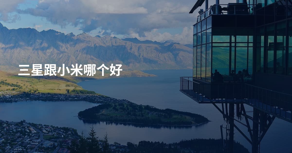 三星跟小米哪个好