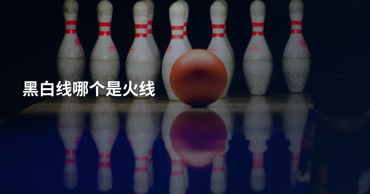 黑白线哪个是火线