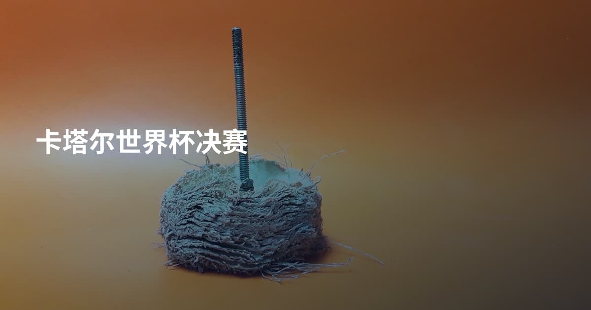 卡塔尔世界杯决赛