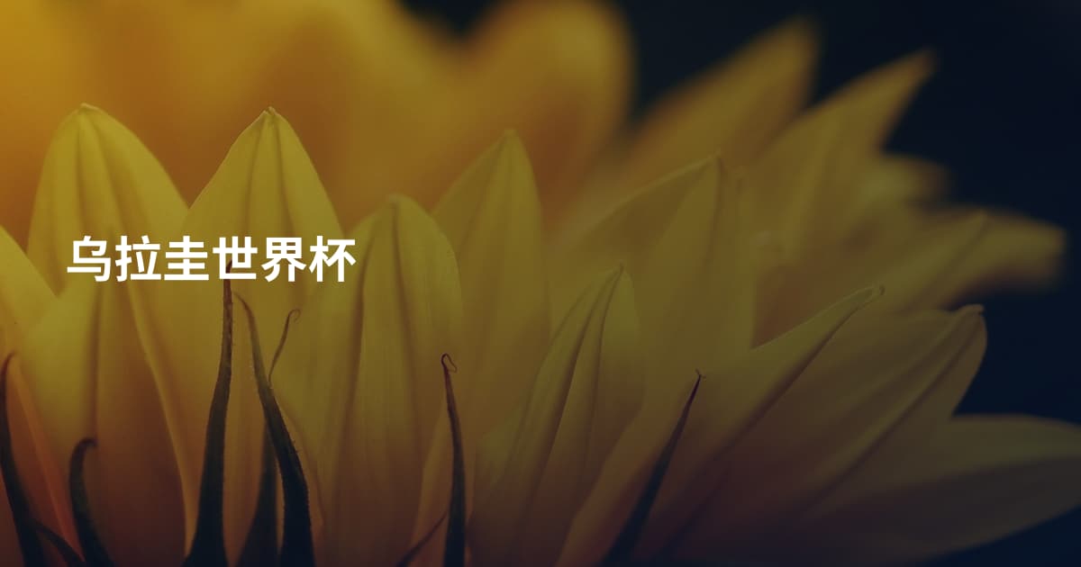 乌拉圭世界杯