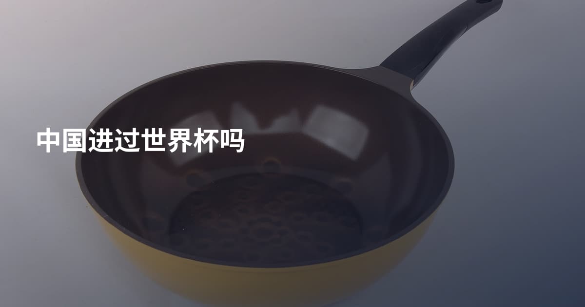 中国进过世界杯吗