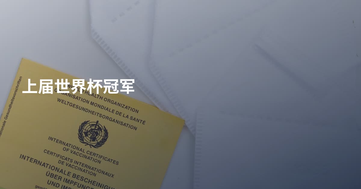 上届世界杯冠军