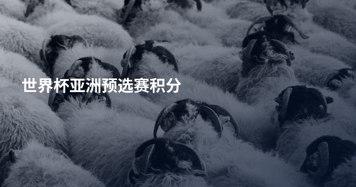 世界杯亚洲预选赛积分