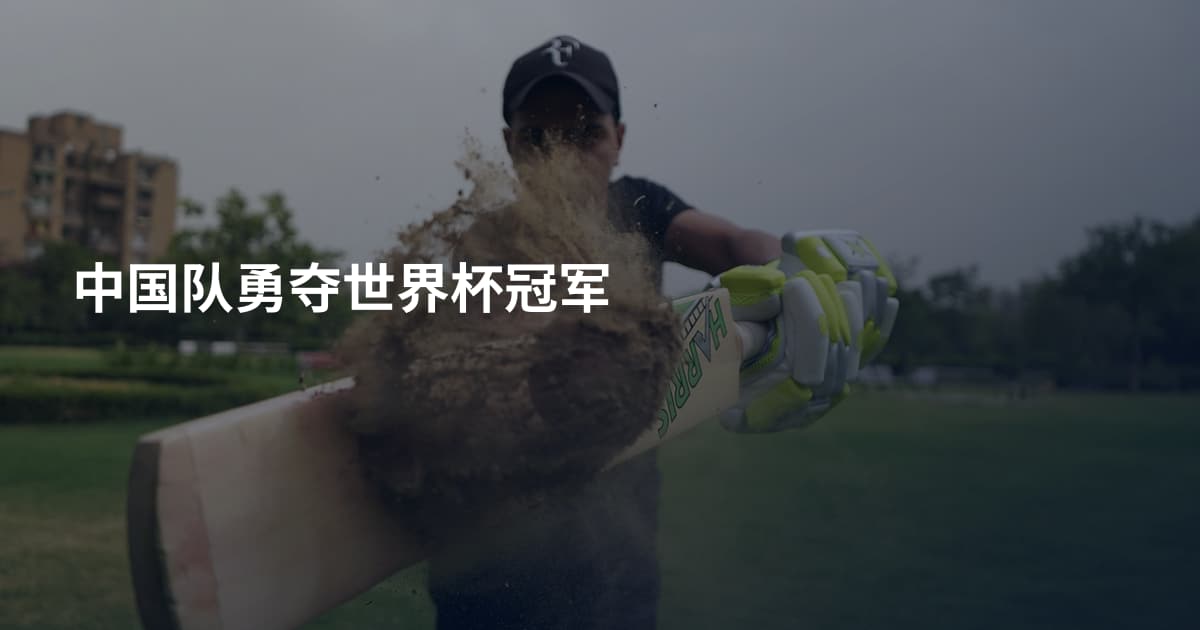 中国队勇夺世界杯冠军