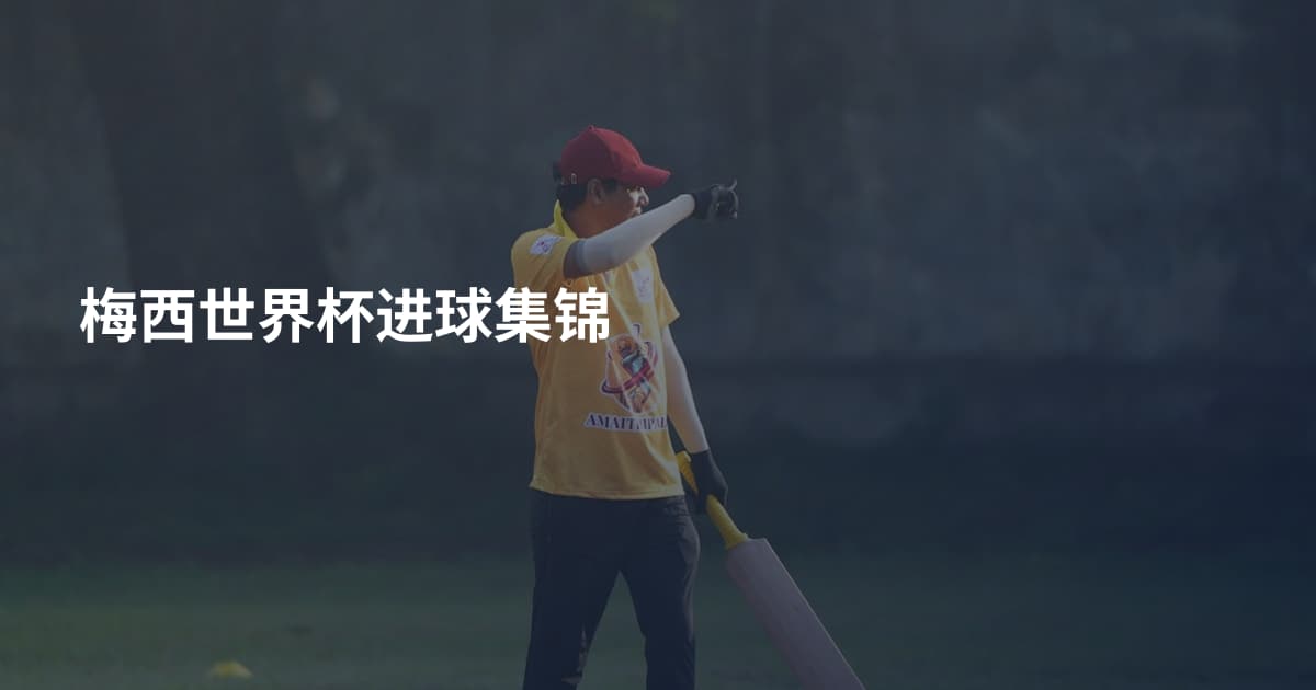 梅西世界杯进球集锦