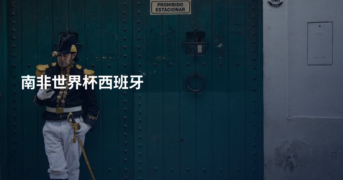 南非世界杯西班牙