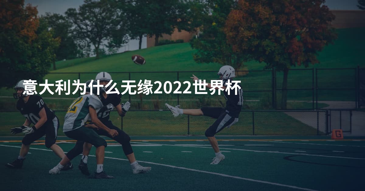 意大利为什么无缘2022世界杯