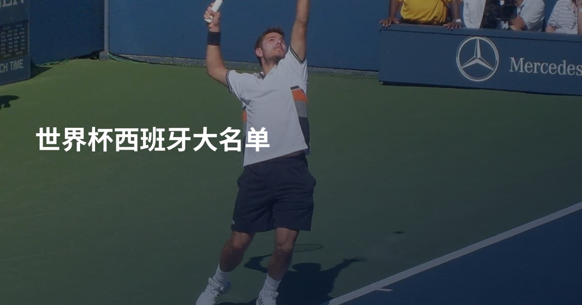 世界杯西班牙大名单
