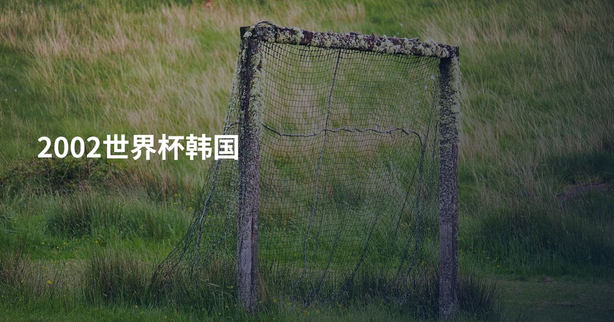 2002世界杯韩国