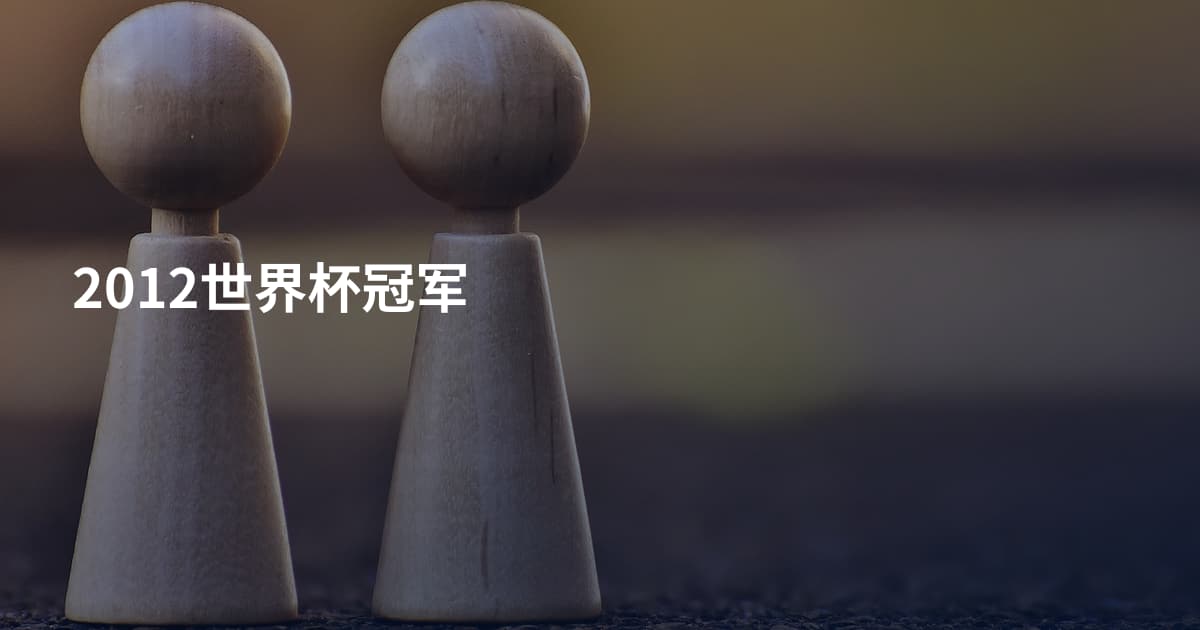 2012世界杯冠军