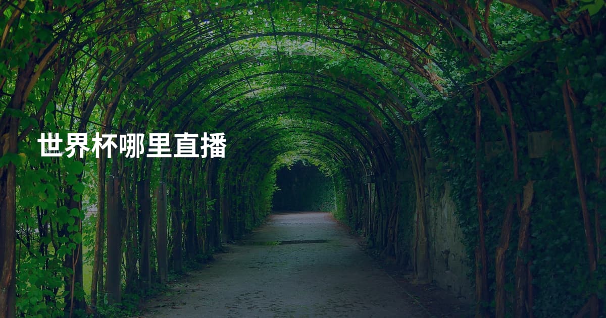世界杯哪里直播
