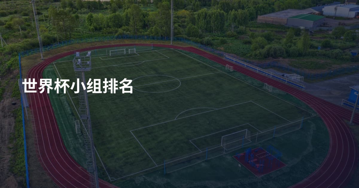 世界杯小组排名