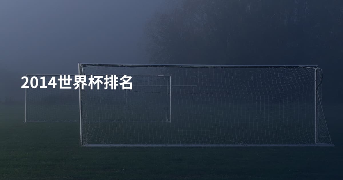2014世界杯排名
