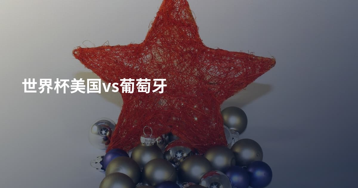 世界杯美国vs葡萄牙